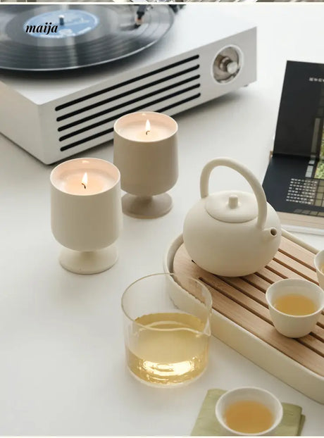 Wine Glass Candle from maija