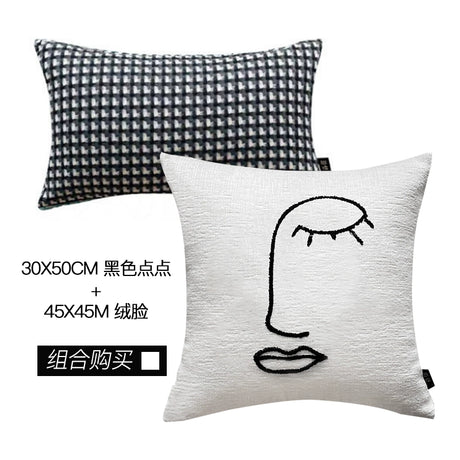 YOULI Jasper Chic White Light Luxury Pillow Set from YOULI