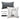 YOULI Jasper Chic White Light Luxury Pillow Set from YOULI