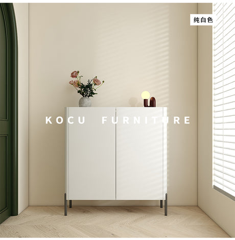 KOCU HOME LORETO Solid Wood Double Door Minimalist Shoecabinet from KOCU HOME