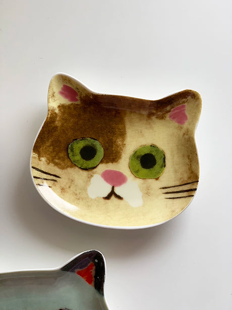 YASUKI Felicity Adorable Ceramic Cat Dish from YASUKI