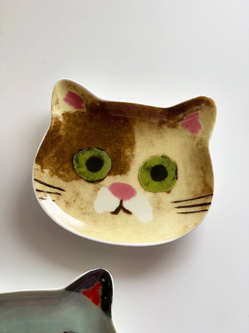 YASUKI Felicity Adorable Ceramic Cat Dish from YASUKI