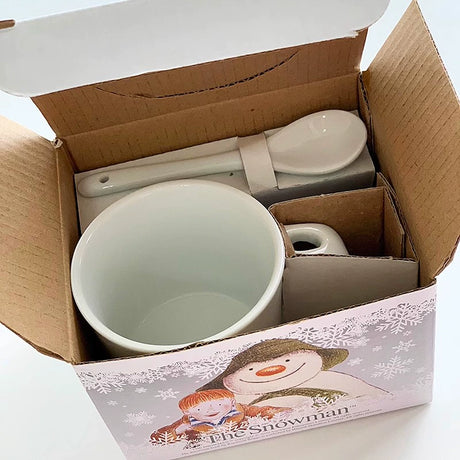 YASUKI Finnigan Stylish Snowman Ceramic Water Cup from YASUKI