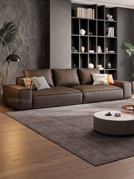 FASATI Leonardo Chic Minimalist Leather Sofa from FASATI