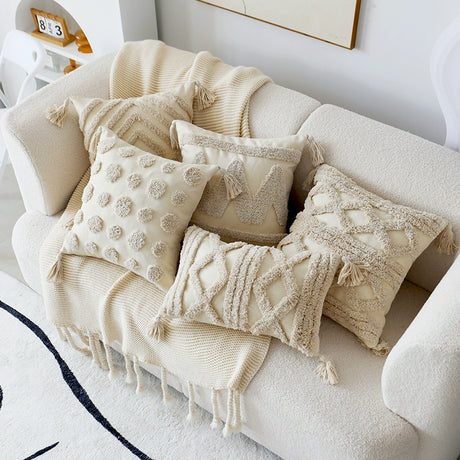 YOULI Jasper Boho Chic White Sofa Set from YOULI