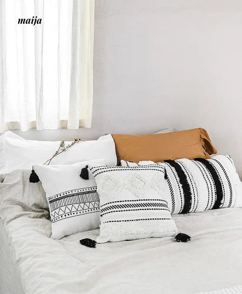 Morroccan Tufted Sofa Cushions from maija