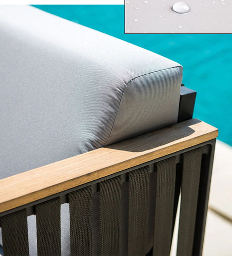 DIME GARDEN Hiroki Minimalist Aluminum Outdoor Sofa from DIME GARDEN