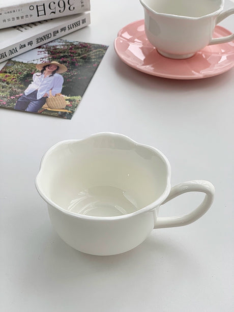 YASUKI Hiroko Elegant Floral Coffee Cup from YASUKI
