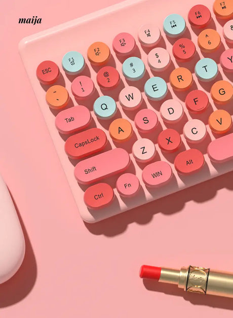 Candy Colour Keyboard Mouse Set from Tounee