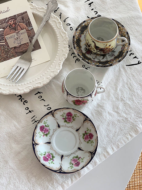 YASUKI Jonathan Vintage Chic Ceramic Tea Cup from YASUKI