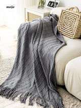 Rhombus Tassel Throws from hellolife