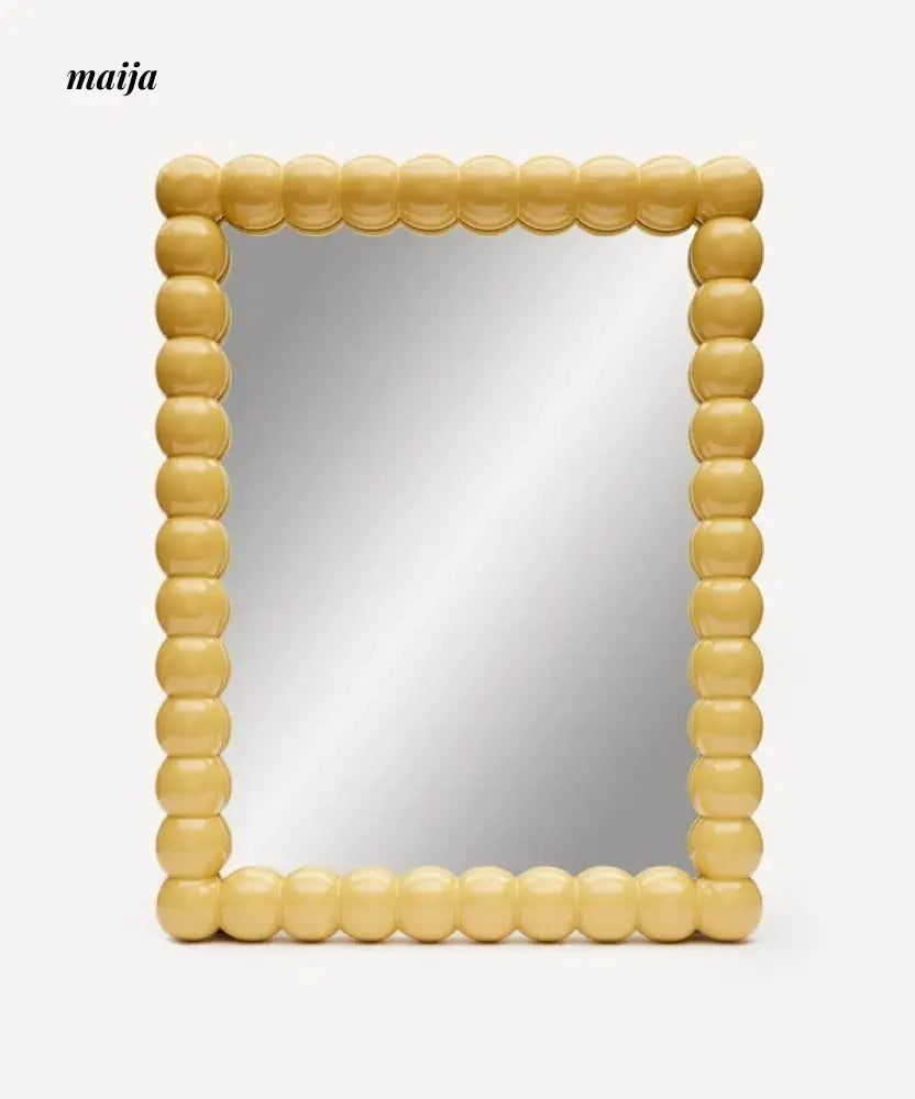 [Pre-Order] Jade Beaded Square Mirror from maija