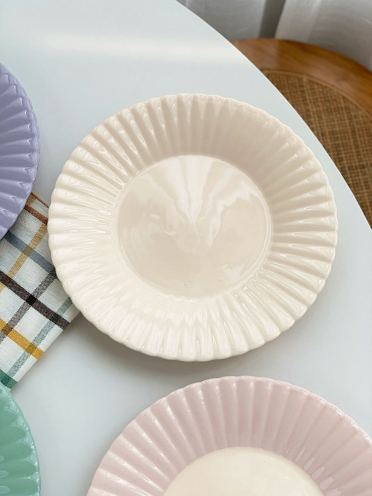 YASUKI Jasper Delicate INS Lace Dessert Plate from YASUKI