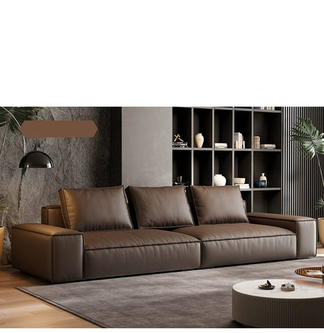 FASATI Leonardo Chic Minimalist Leather Sofa from FASATI