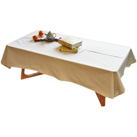 CHESTNUT COCOON Oslo Grace Elegant Cotton-Linen Coffee Table Cloth from CHESTNUT COCOON