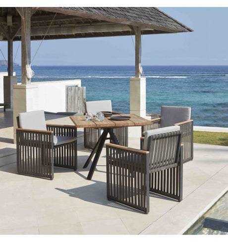 DIME GARDEN Hiroki Minimalist Aluminum Outdoor Sofa from DIME GARDEN