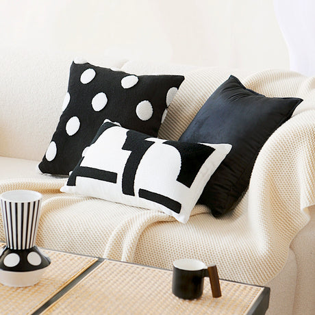 YOULI Jasper Luxe White Line Pillow Set from YOULI