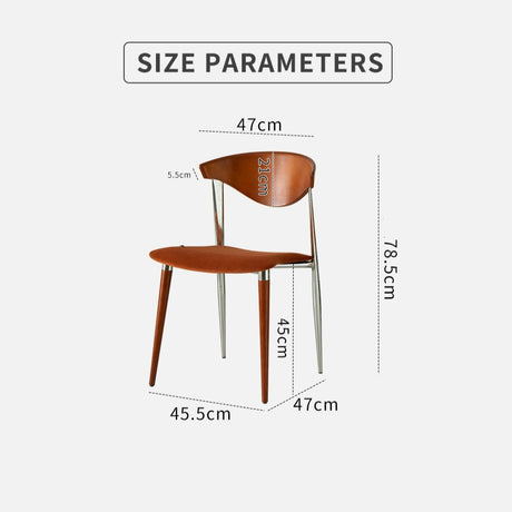 LAIMO Penelope Vintage Wooden Dining Chair from LAIMO
