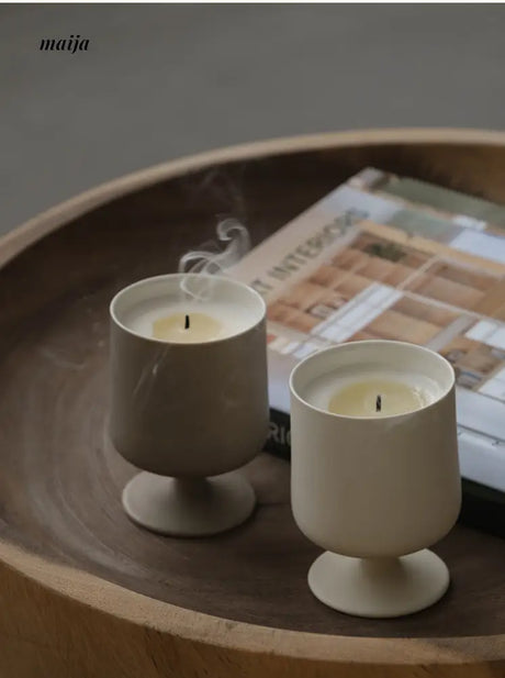 Wine Glass Candle from maija