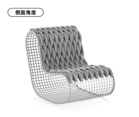 OMONO Lysandra Cozy Rustic Armchair from OMONO