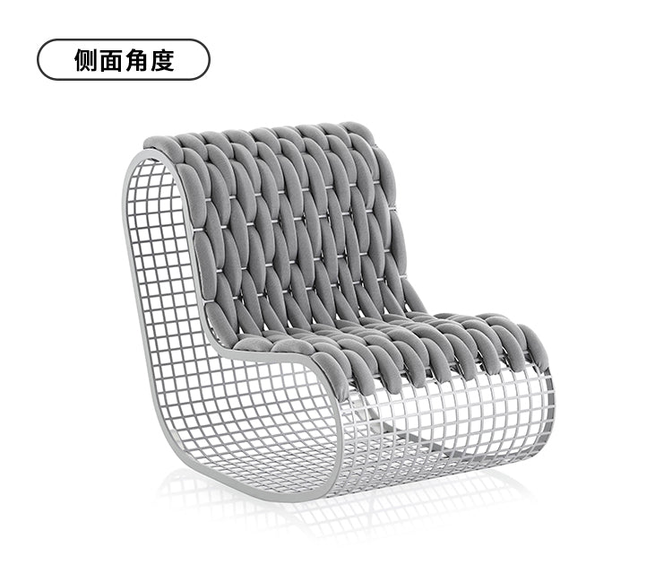 OMONO Lysandra Cozy Rustic Armchair from OMONO