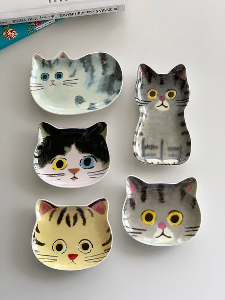 YASUKI Felicity Adorable Ceramic Cat Dish from YASUKI