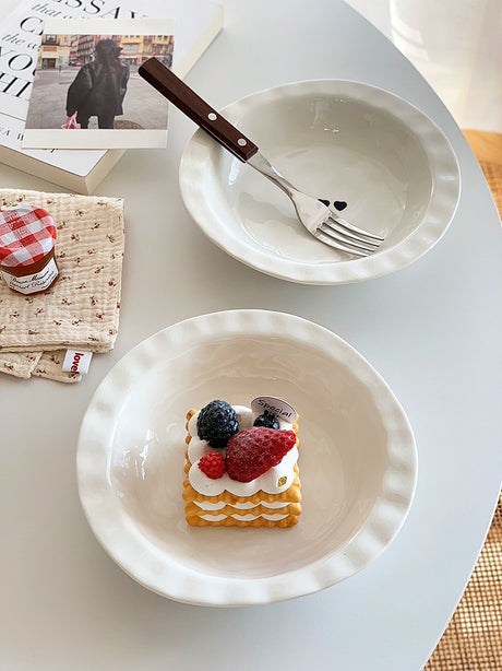 YASUKI Fiona Minimalist Ceramic Dish Bowl from YASUKI