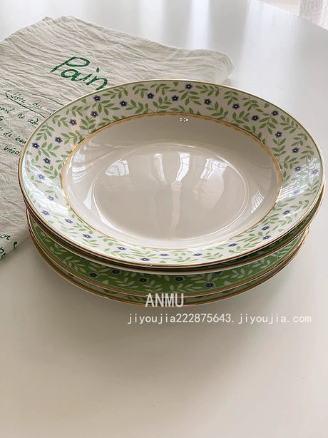 YASUKI Donovan Exquisite High-Temperature Ceramics Display Salad Bowl from YASUKI