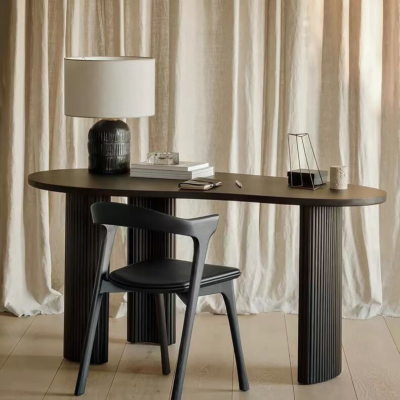JINYI Sapporo Elegant Solid Wood Desk & Chair Set from JINYI