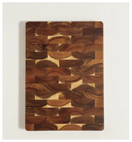 SUCO KhaoLak Rustic Natural Acacia Wood Cutting Board from SUCO