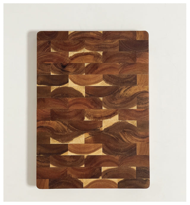 SUCO KhaoLak Rustic Natural Acacia Wood Cutting Board from SUCO
