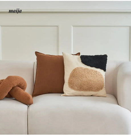Square Tufted Sofa Cushions from momo's talk