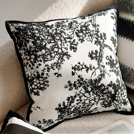 YOULI Benjamin Elegant Minimalist Black and White Sofa Pillow from YOULI