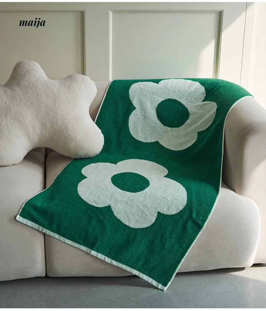 Flower Thick Cotton Towel from maija