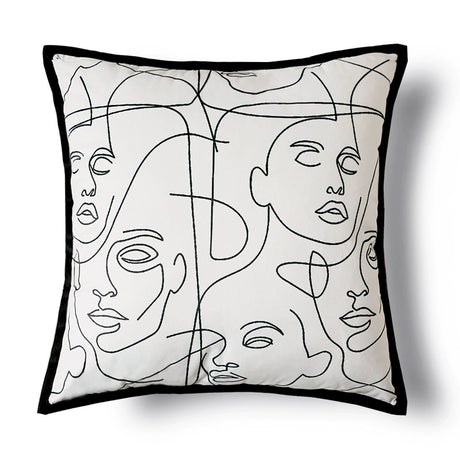YOULI Jasper Luxe White Line Pillowcase Sofa Set from YOULI