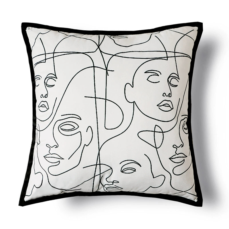 YOULI Jasper Luxe White Line Pillowcase Sofa Set from YOULI