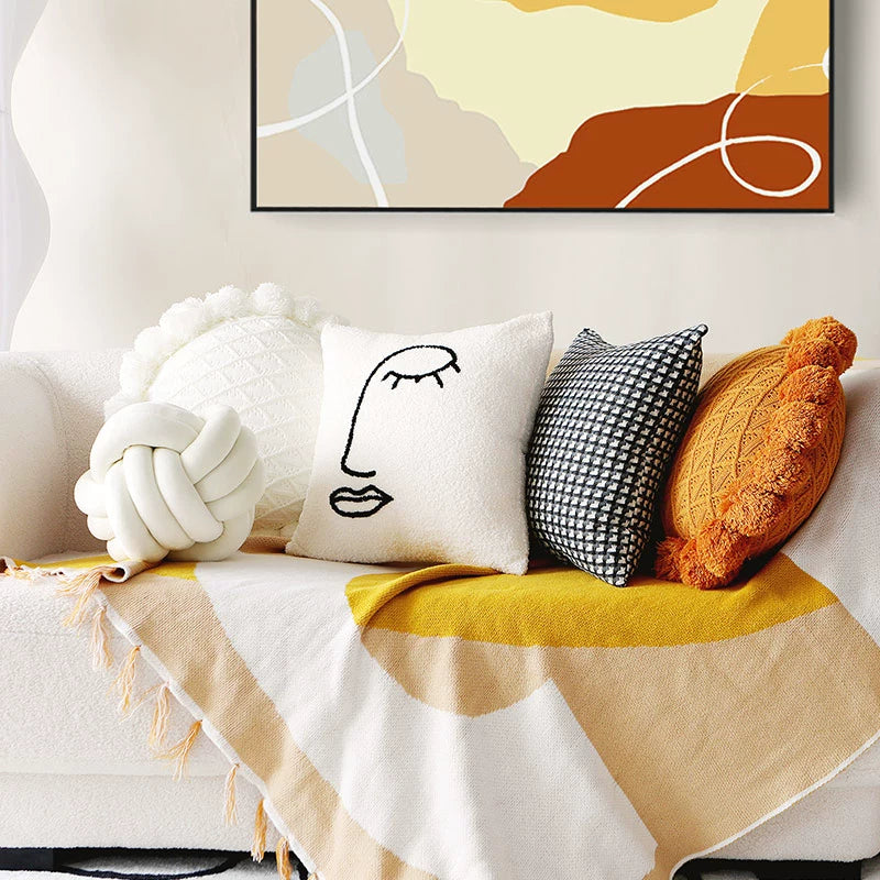 YOULI Oliver Abstract Art Soft Pillow Sleeve from YOULI