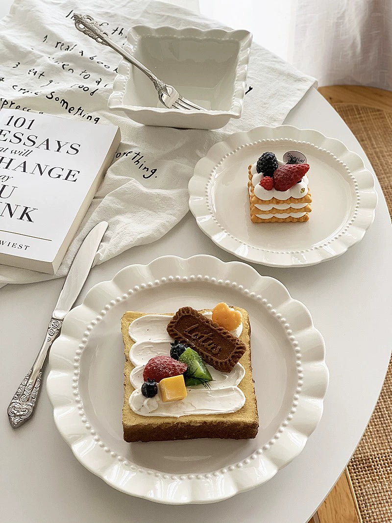 YASUKI Anabelle Elegant Pure White Ceramic Cookware Set from YASUKI