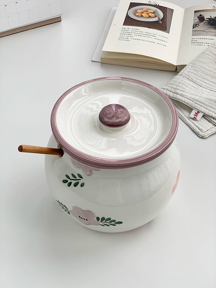 YASUKI Jasper Elegant Matte Ceramic Seasoning Tank from YASUKI