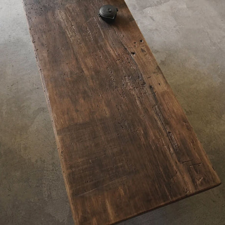 JINYI Munakata Elegant Rustic Solid Wood Dining Table from JINYI