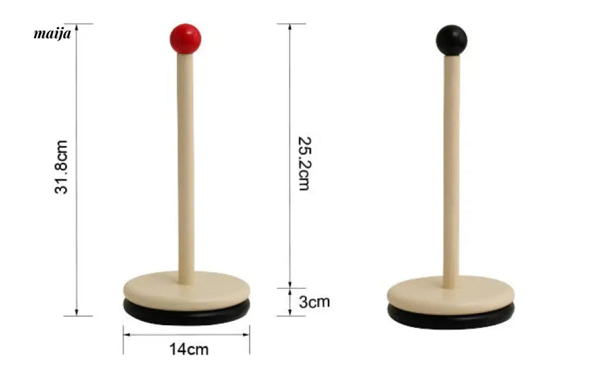 Momo Dot Wooden Kitchen Tissue Holder from maija