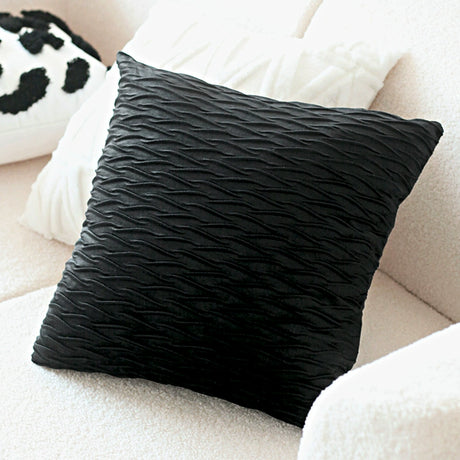 YOULI Alexia Chic White Woven Sofa Pillow from YOULI