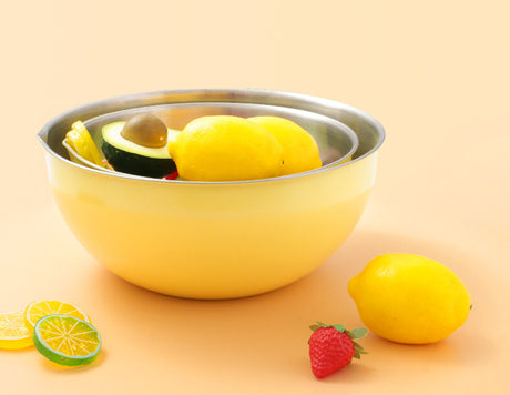 SUCO Akihiko Elegant Stainless Steel Salad Bowl from SUCO