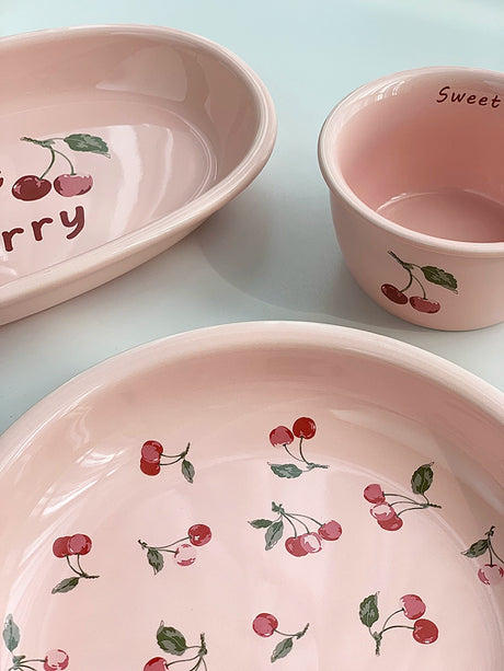 YASUKI Haruto Adorable Pink Bunny Ceramic Bowl from YASUKI