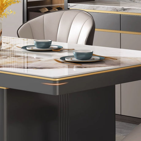 QUANMU Santiago Luminescent Rectangular Luxury Table from QUANMU