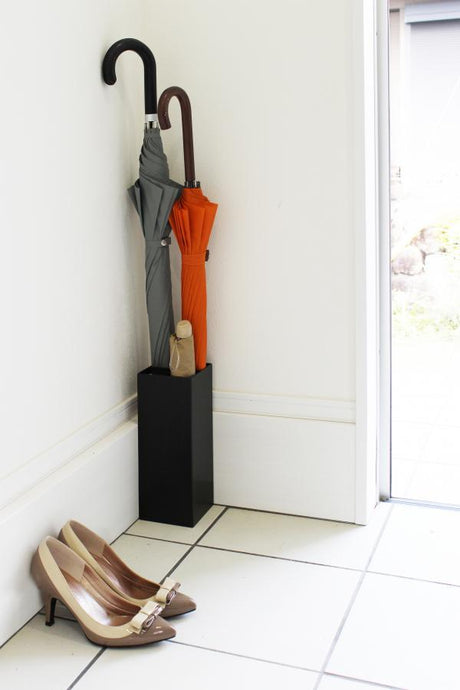 SUCO Akihiko Stylish White Umbrella with Storage System Home Use from SUCO