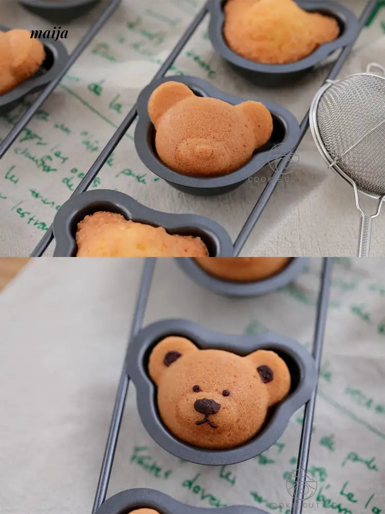 Lovely Bear Muffin Tin from maija