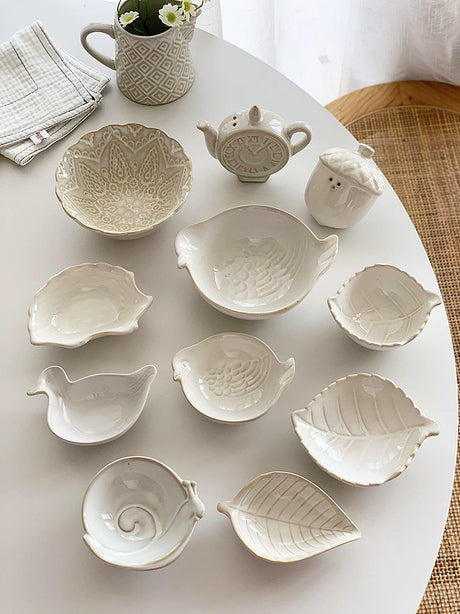 YASUKI Isabella Retro Elegant Ceramic Sauce Bowl from YASUKI