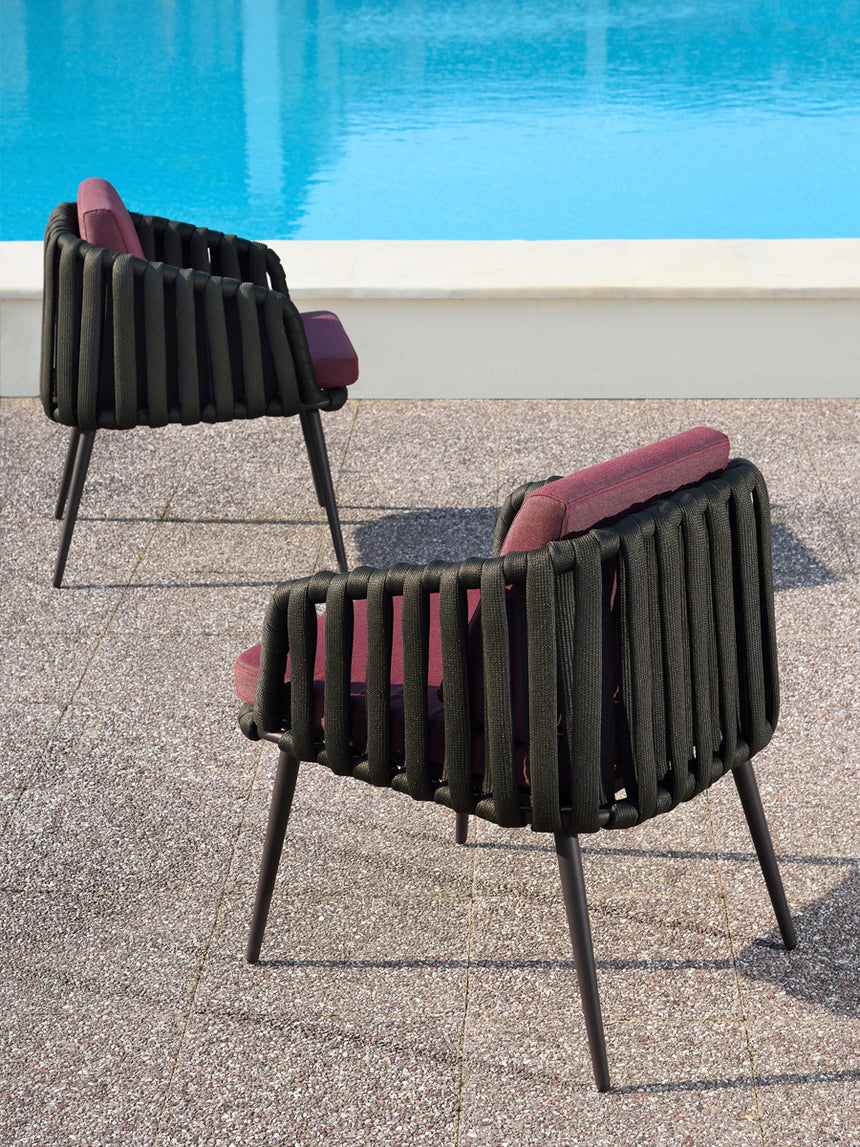 DIME GARDEN Isadora Elegant Rattan Chair & Coffee Table Set from DIME GARDEN