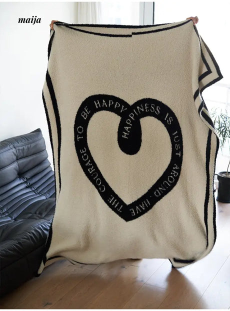 Heart Shaped Blanket from momo's talk